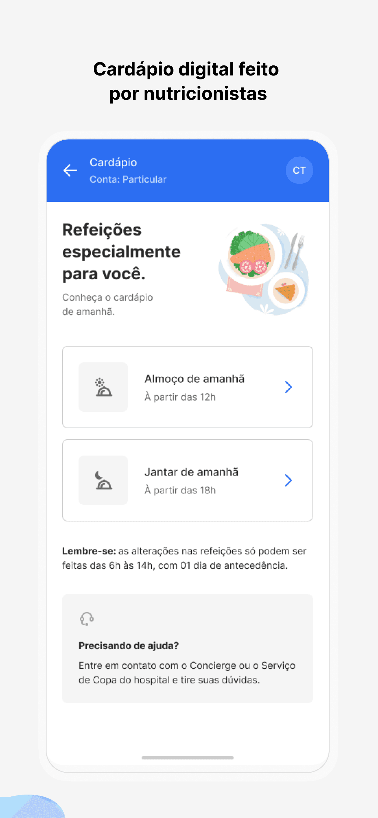 Tela 7 do app de saúde populacional HSL